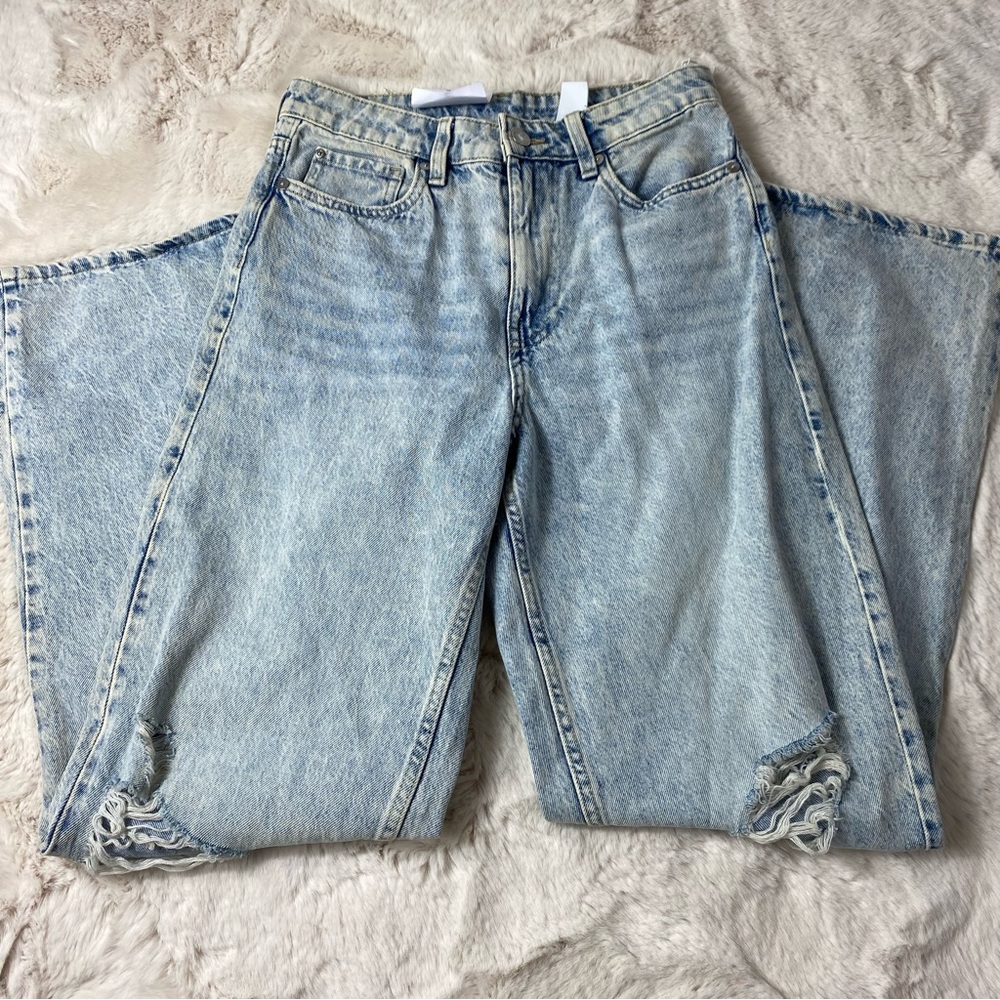 H&M Loose Straight High Waisted Jeans